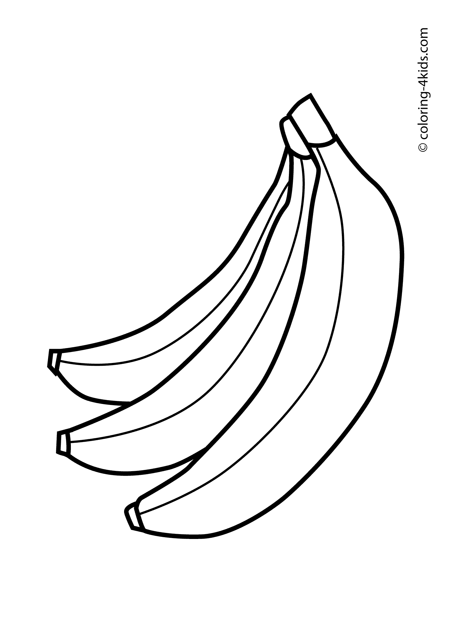 Banana Drawing Outline at GetDrawings | Free download