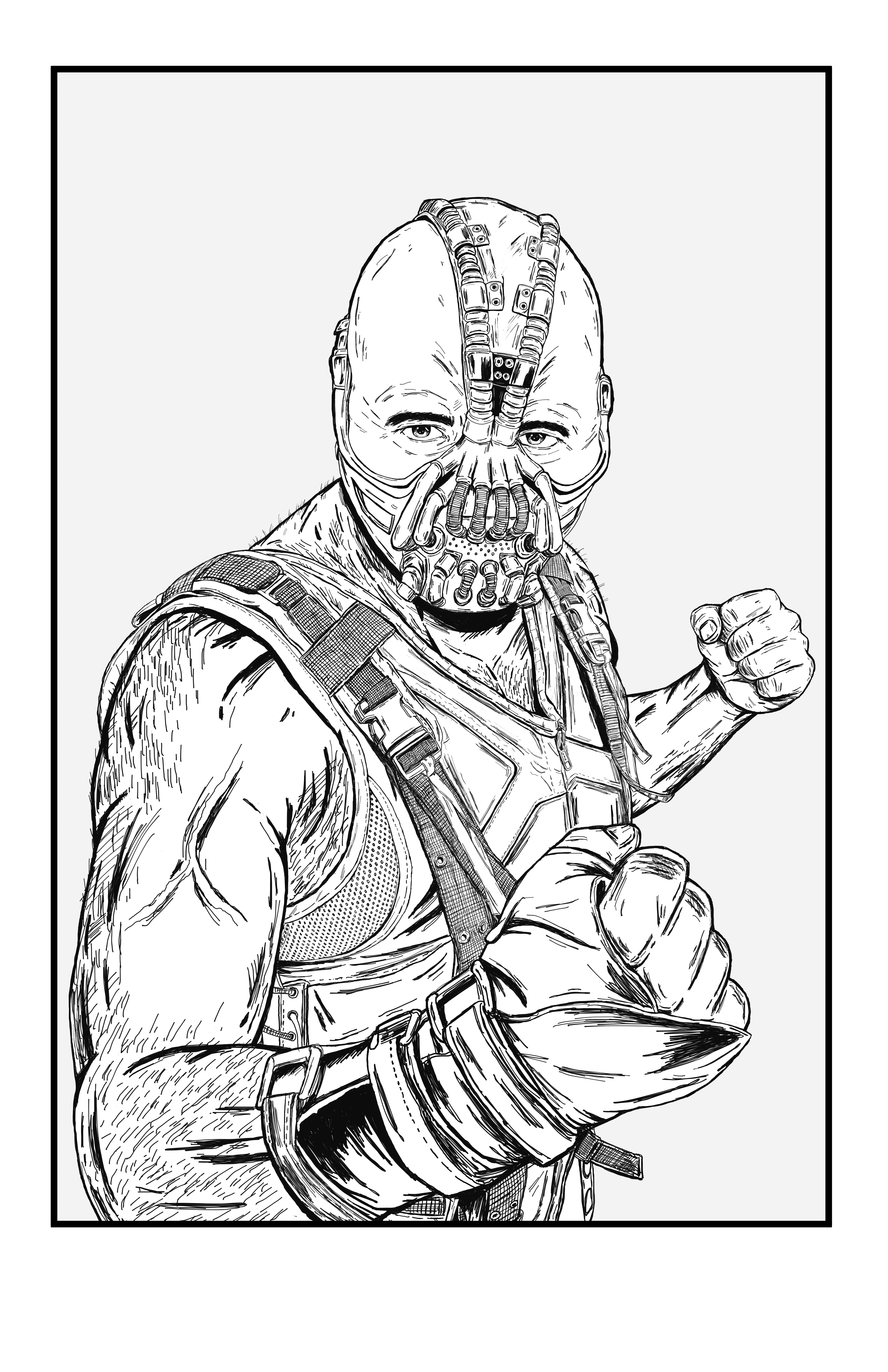 Bane Drawing at GetDrawings | Free download