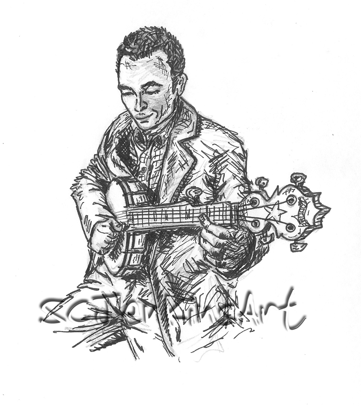 Banjo Drawing at GetDrawings | Free download