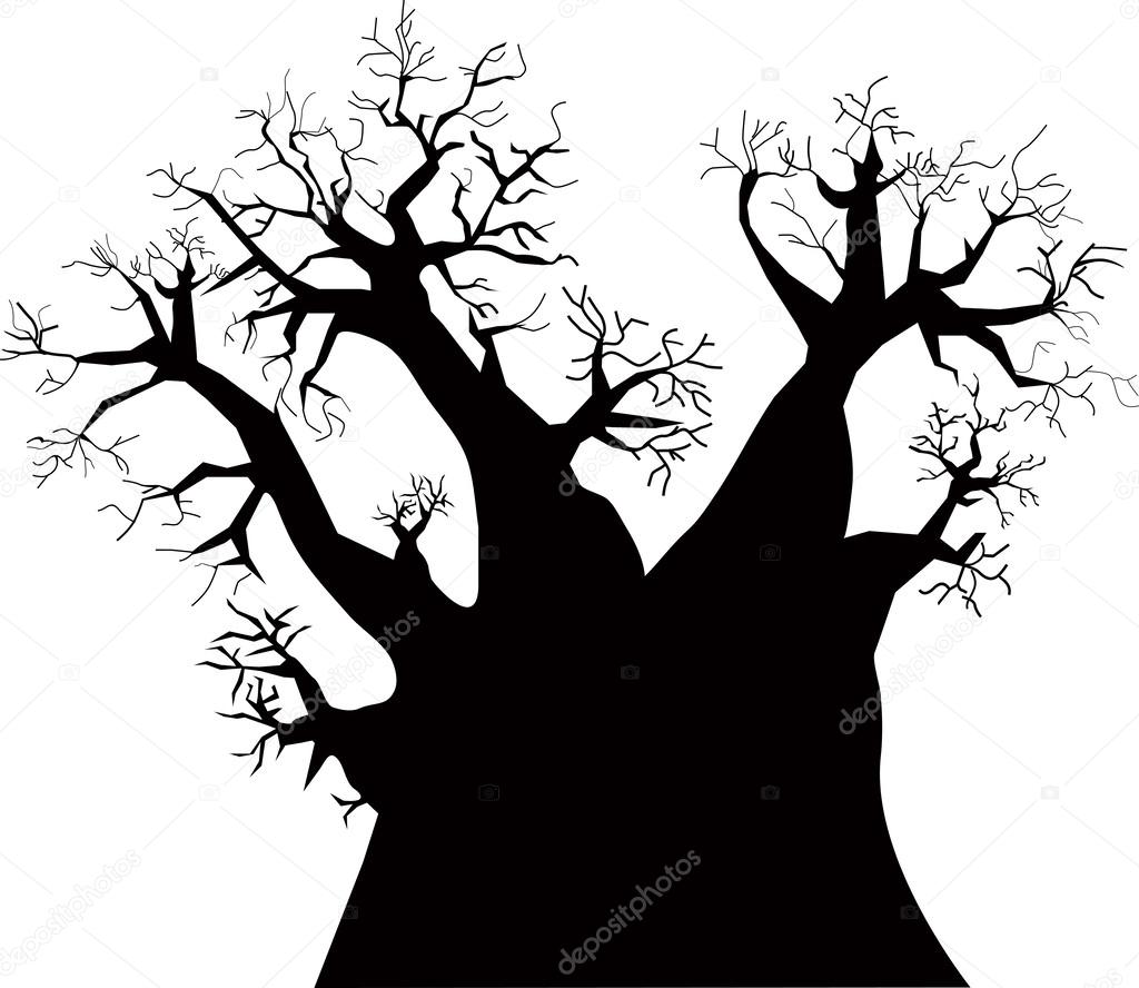 Baobab Tree Drawing At GetDrawings | Free Download