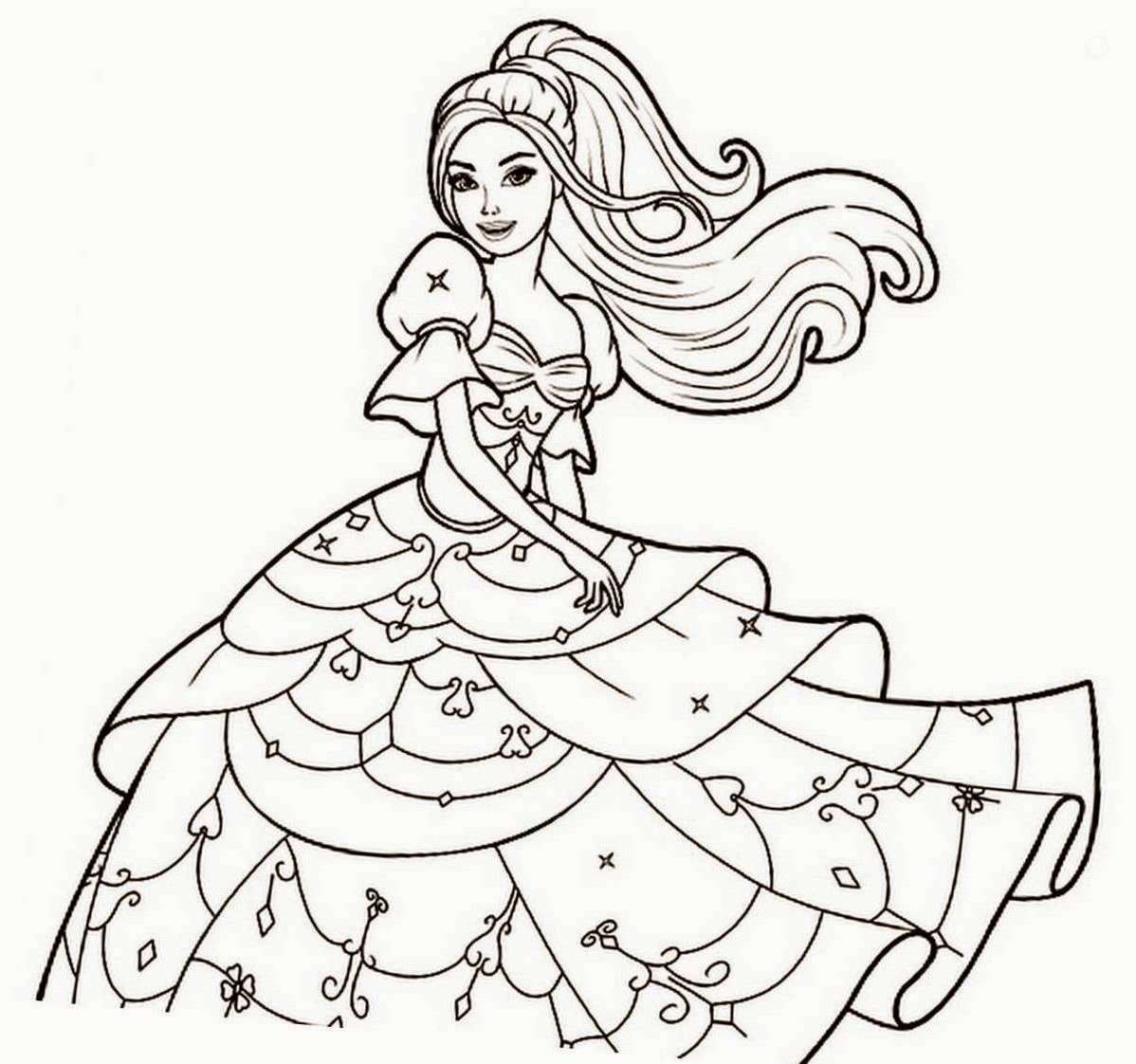 Barbie Drawing Pictures at GetDrawings | Free download