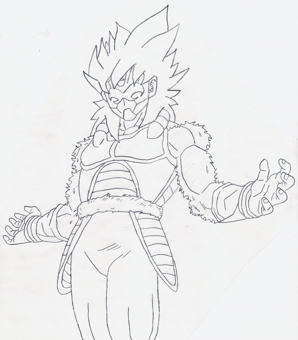 Bardock Drawing at GetDrawings | Free download