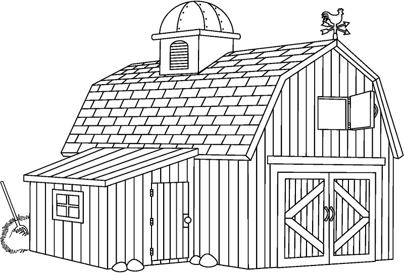 Barn Line Drawing at GetDrawings Free download