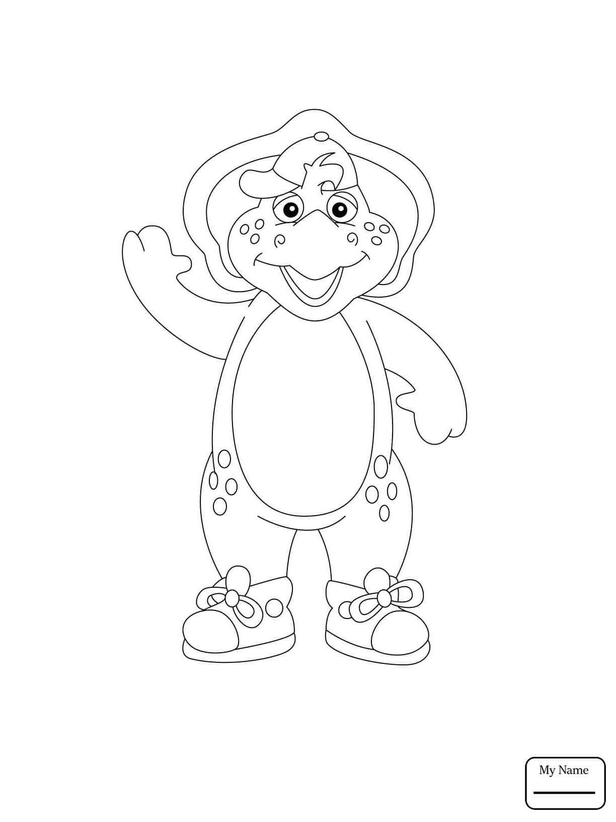 Barney Drawing at GetDrawings Free download