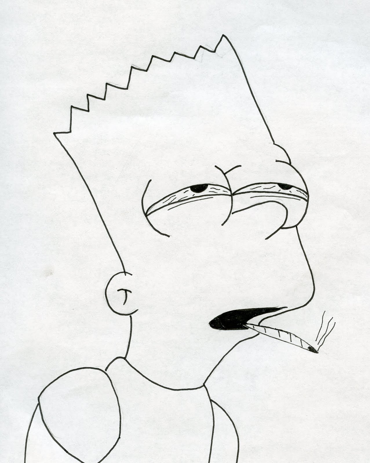 Bart Simpson Drawing at GetDrawings Free download