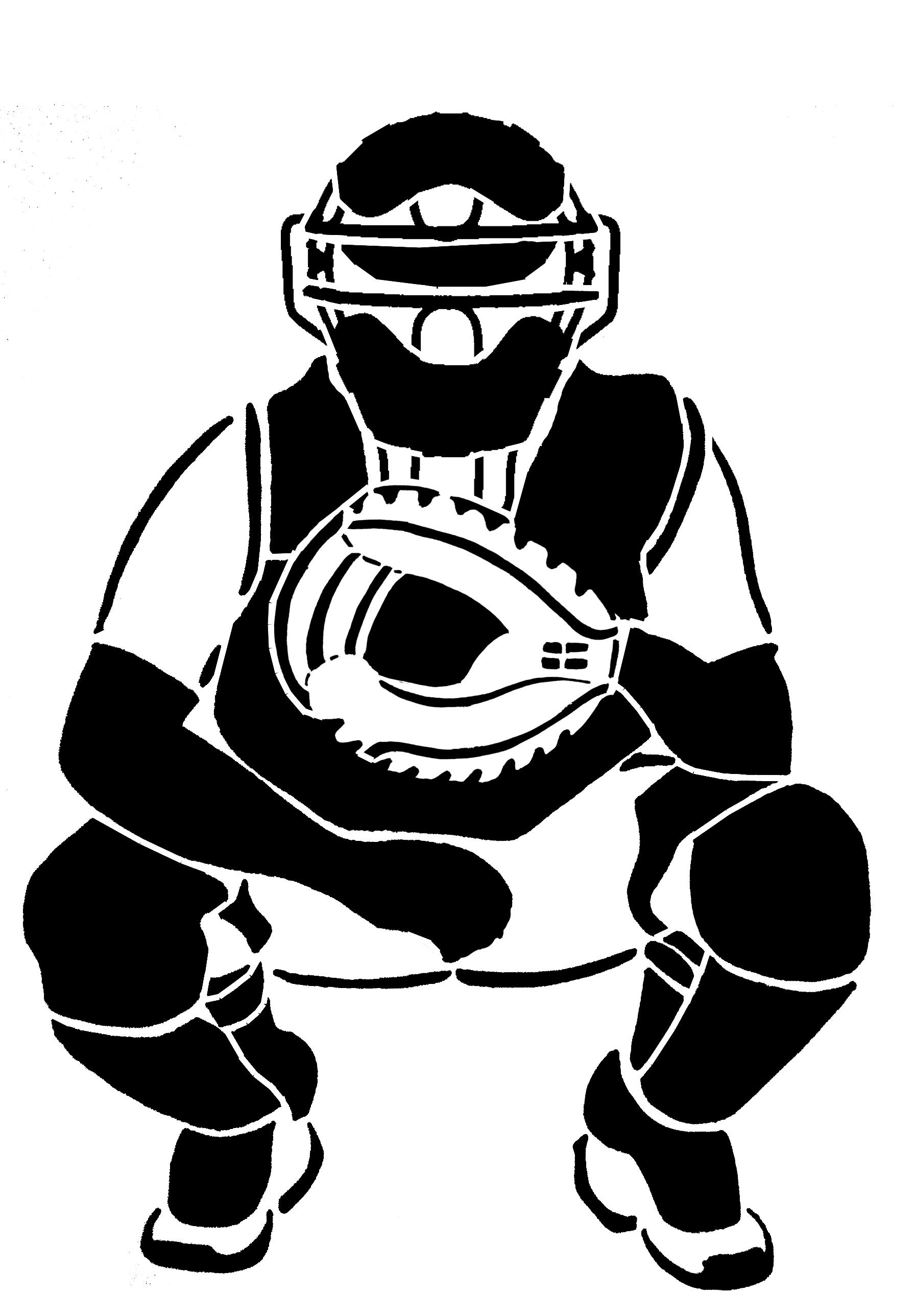 Baseball Catcher Drawing at GetDrawings Free download