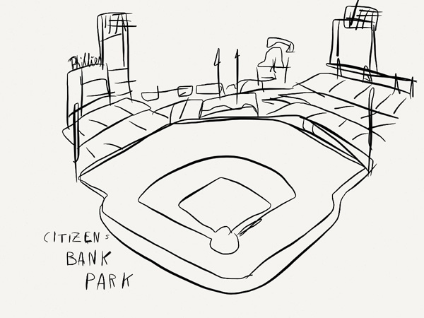 Baseball Stadium Drawing at GetDrawings | Free download