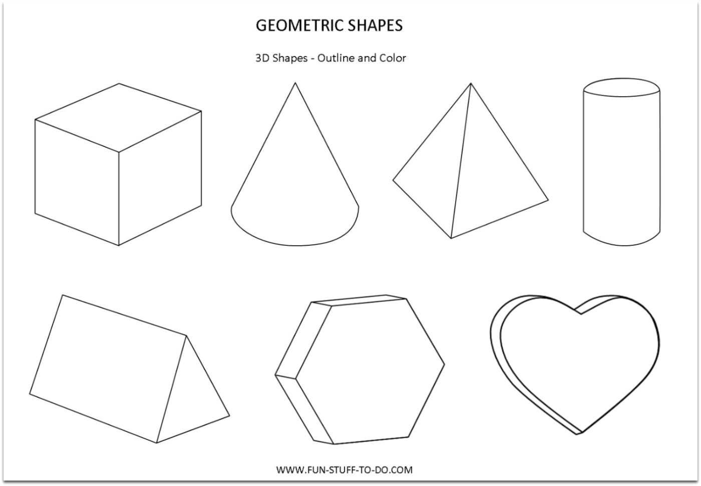 Basic Shapes Drawing at GetDrawings | Free download