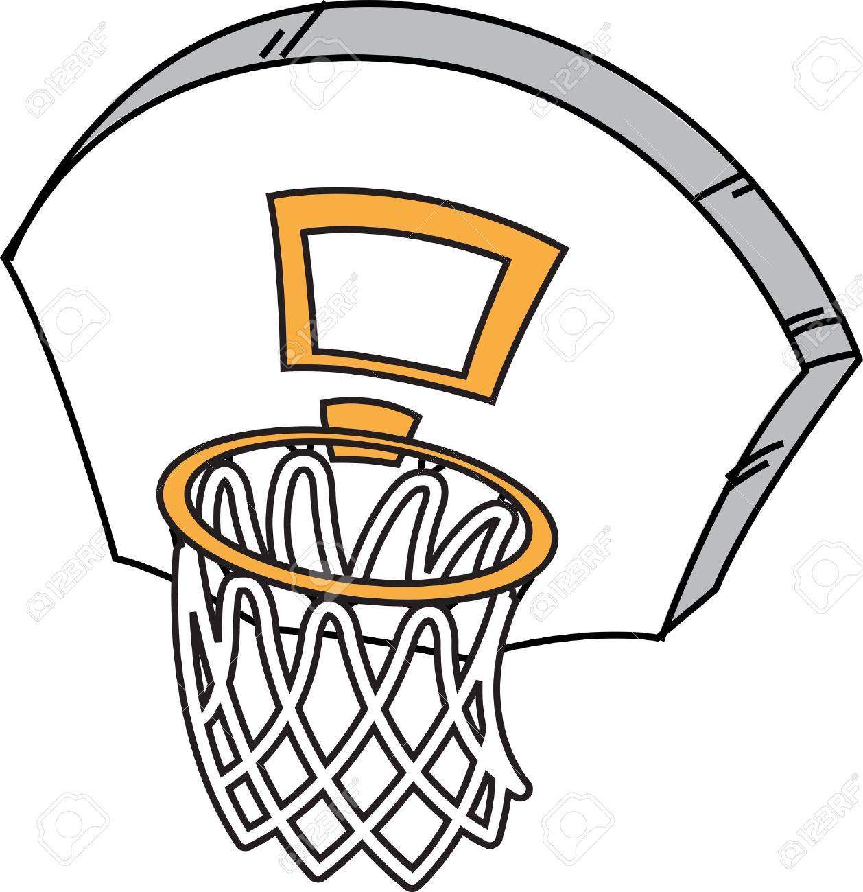 Basketball Hoop Drawing at GetDrawings | Free download