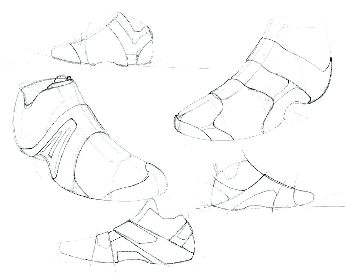 Basketball Shoes Drawing at GetDrawings | Free download