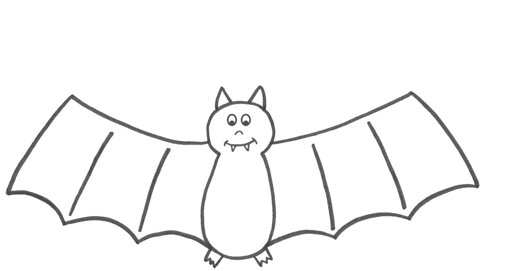 Bat Drawing Template at GetDrawings | Free download