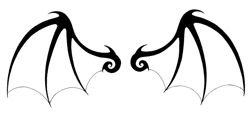 Bat Wings Drawing at GetDrawings | Free download