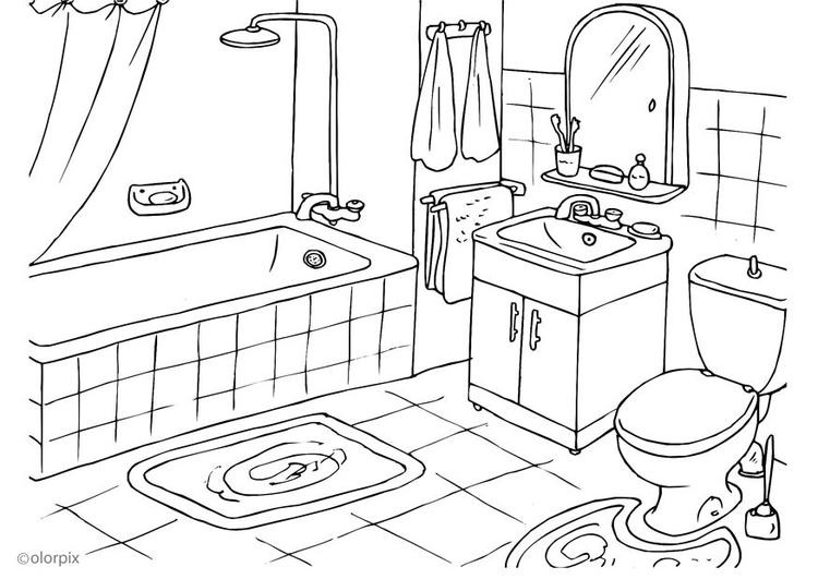 Bathroom Drawing Images at GetDrawings Free download