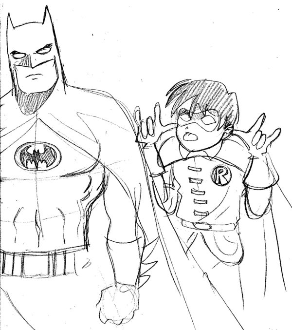 Batman And Robin Drawing at GetDrawings Free download