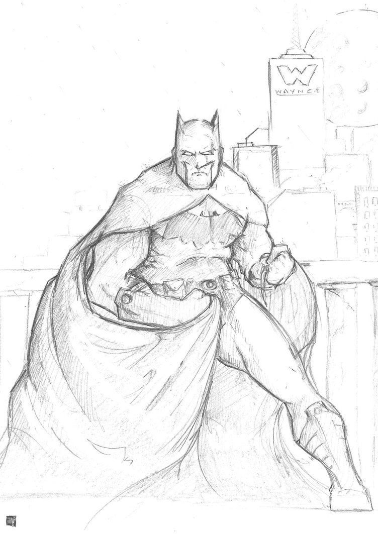 Batman Pencil Drawing at GetDrawings | Free download