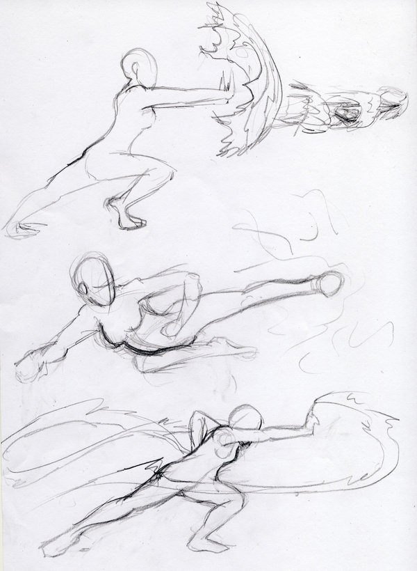 Battle Poses Drawing at GetDrawings Free download