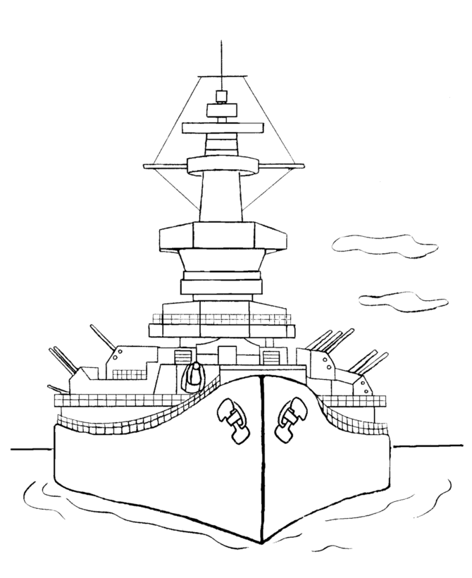 Battleship Drawing at GetDrawings | Free download