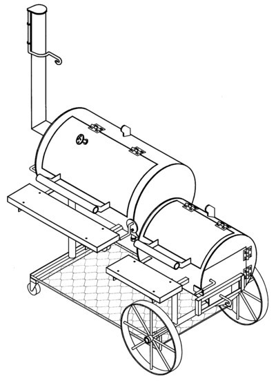 Bbq Pit Drawing at GetDrawings | Free download