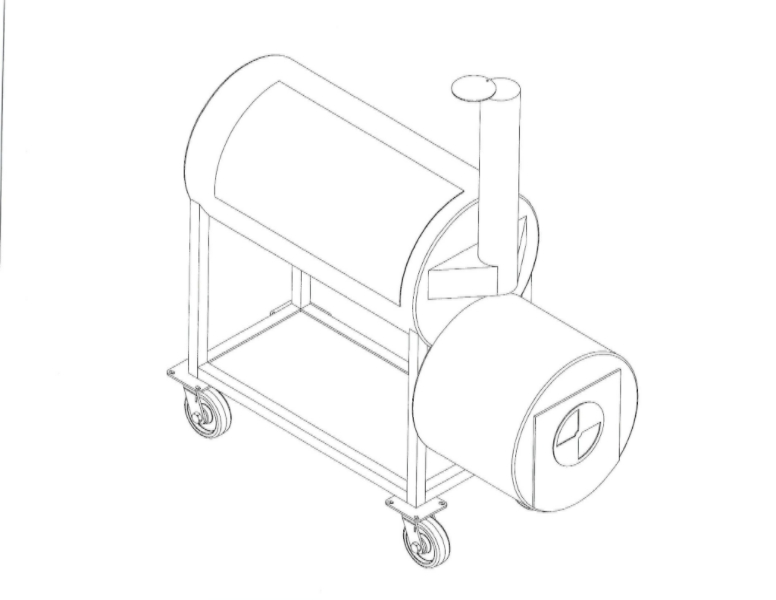 Bbq Pit Drawing at GetDrawings | Free download