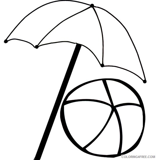 Beach Umbrella Drawing at GetDrawings | Free download