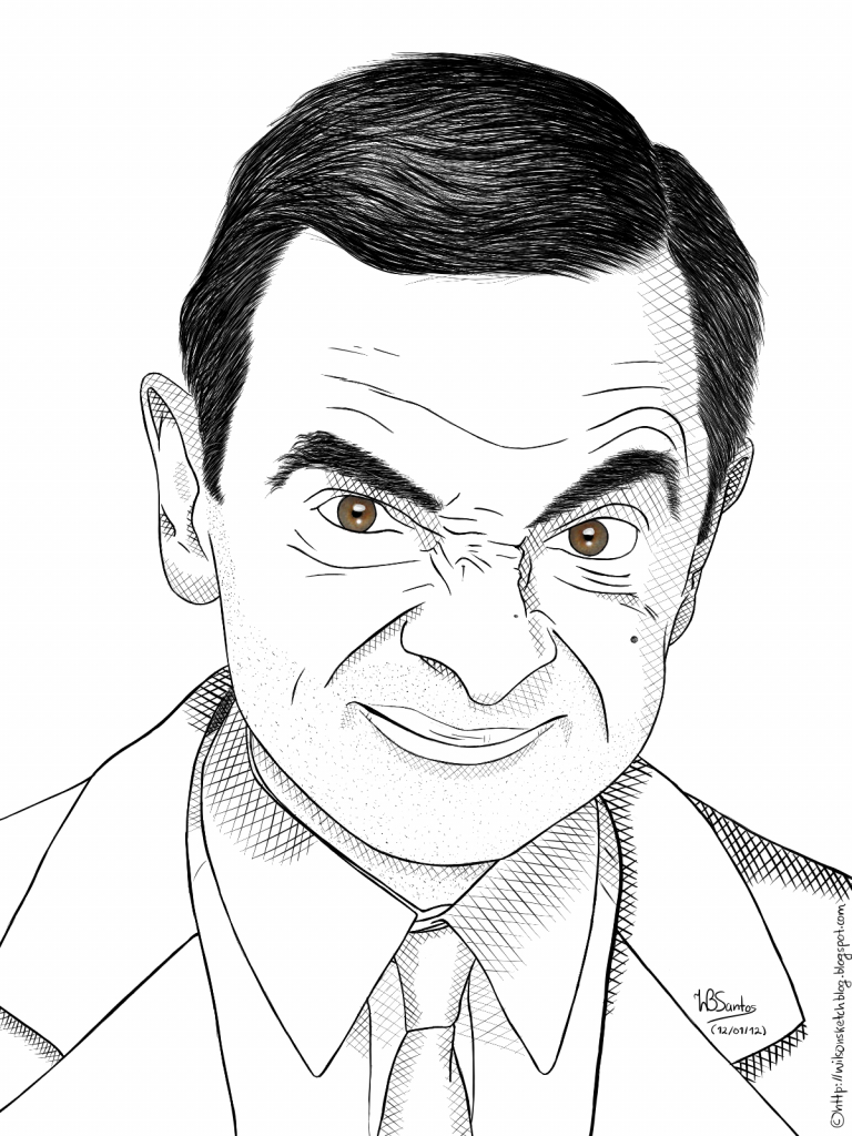 The best free Mrbean drawing images. Download from 2 free drawings of