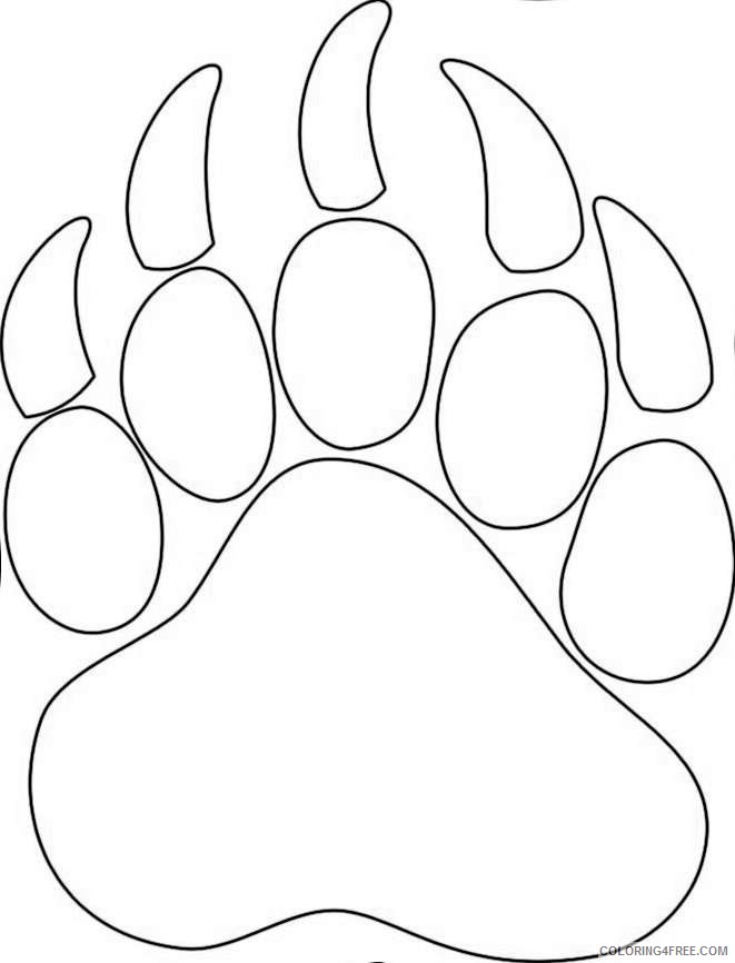 Bear Paw Drawing at GetDrawings Free download