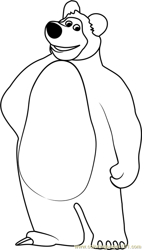 Bear Standing Up Drawing at GetDrawings | Free download