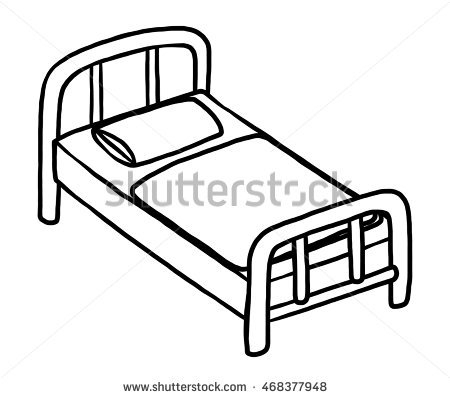 Bed Drawing at GetDrawings | Free download