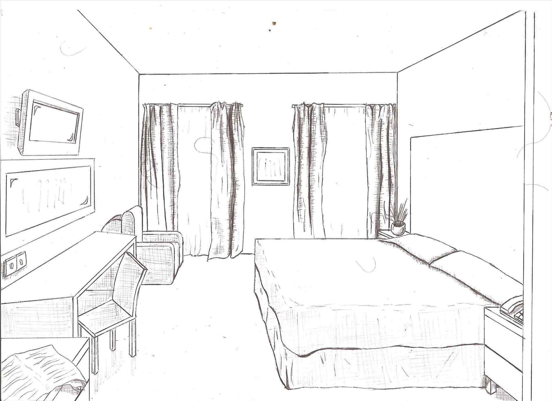 Bedroom Drawing Pencil at GetDrawings | Free download