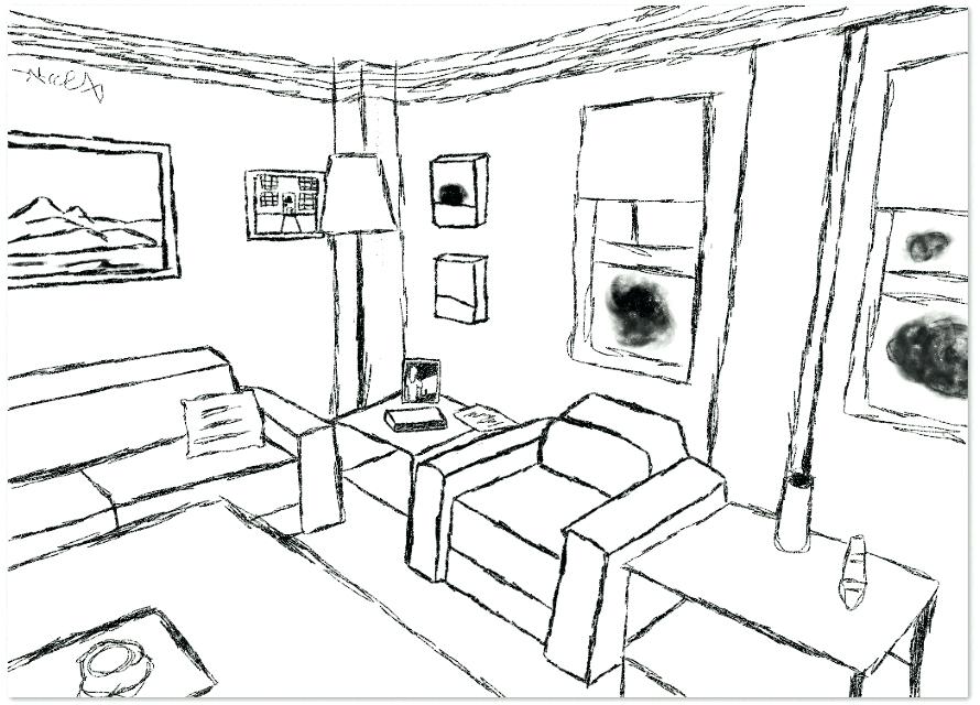 Bedroom Perspective Drawing At Getdrawings Com Free For