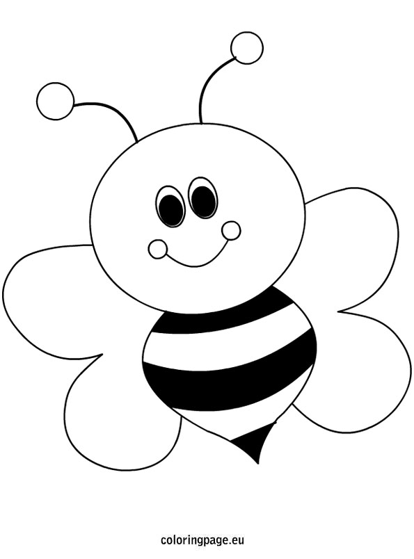 Bee Simple Drawing at GetDrawings | Free download