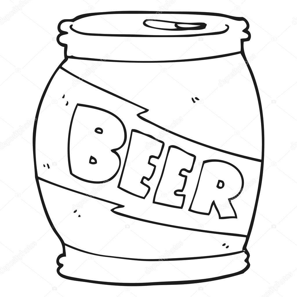 Beer Can Drawing at GetDrawings | Free download