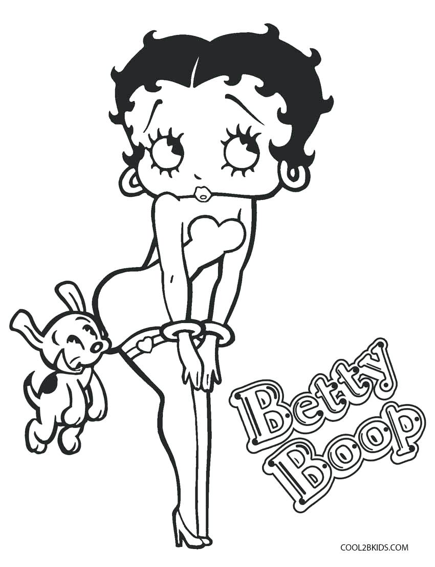 betty boop easy drawing