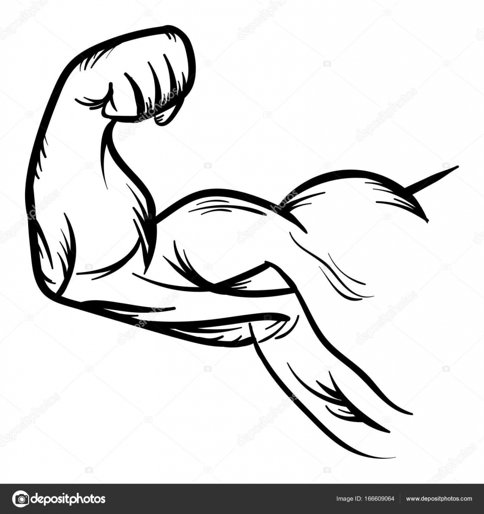 Biceps Drawing At Getdrawings Free Download