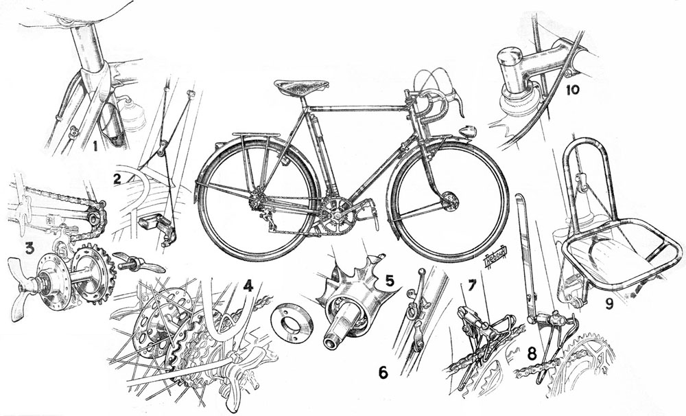 Bicycle Technical Drawing At Getdrawings Free Download