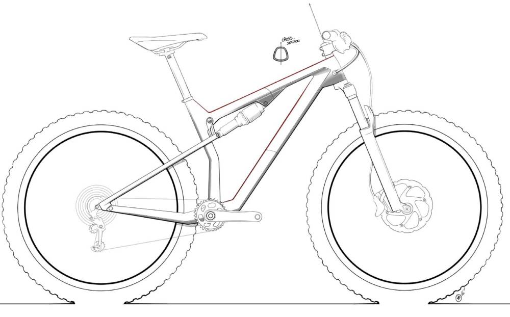 Bicycle Technical Drawing At Getdrawings Free Download