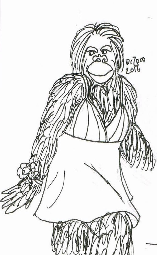 Bigfoot Drawing at GetDrawings | Free download