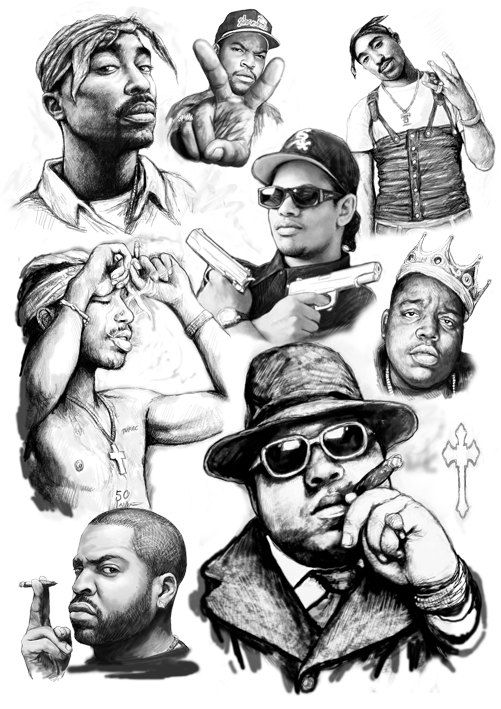 Biggie Smalls Drawing at GetDrawings | Free download