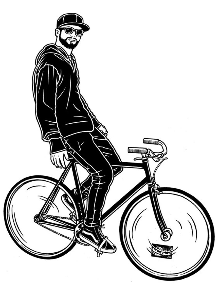 Biking Drawing at GetDrawings Free download