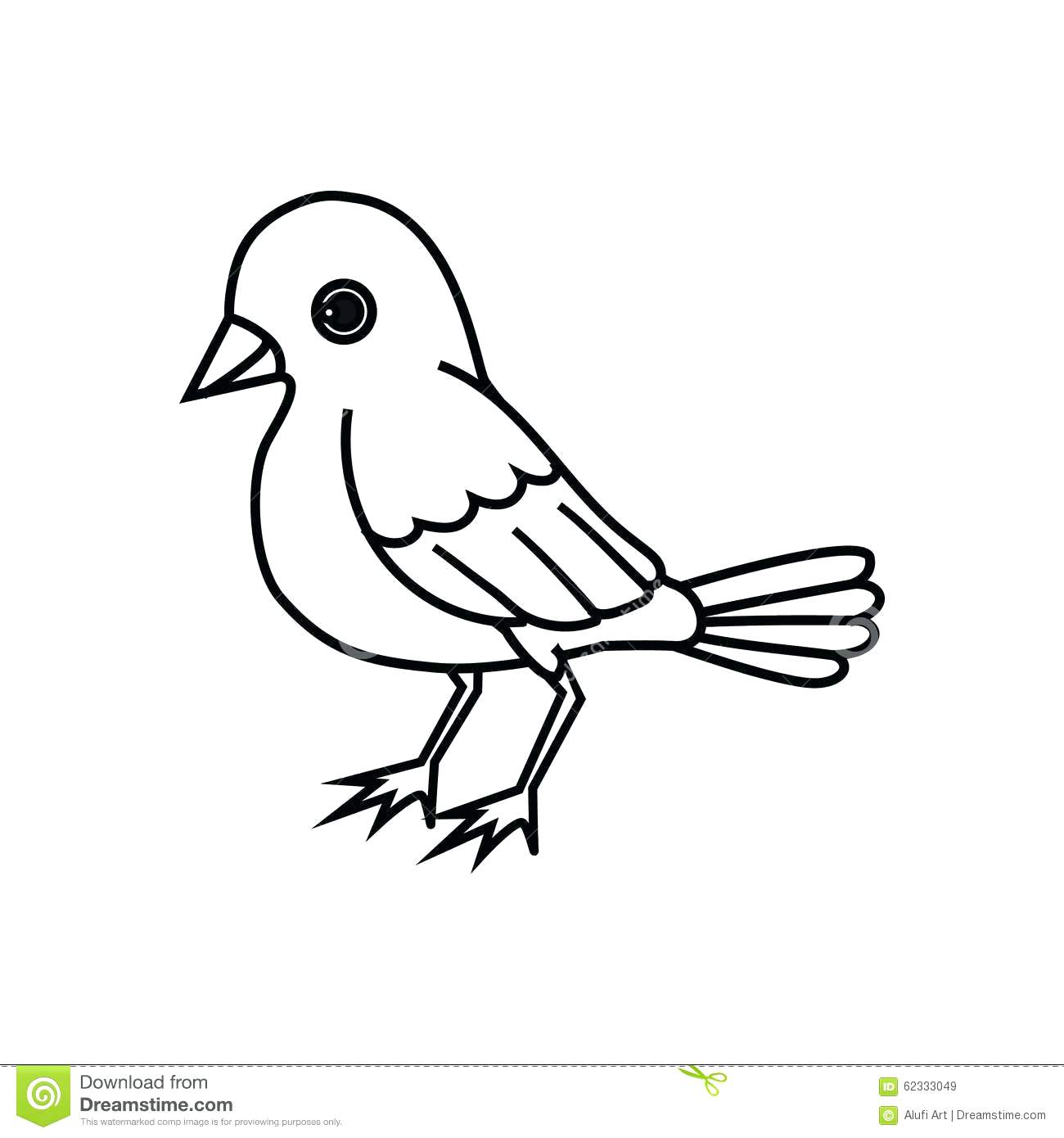 Bird Drawing Outline at GetDrawings | Free download