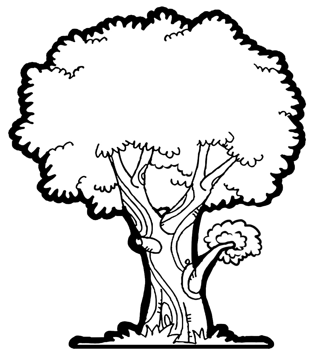 Black And White Drawing Of A Tree at GetDrawings | Free ...