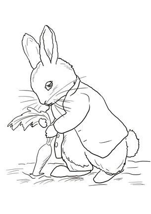 Black And White Rabbit Drawing at GetDrawings | Free download