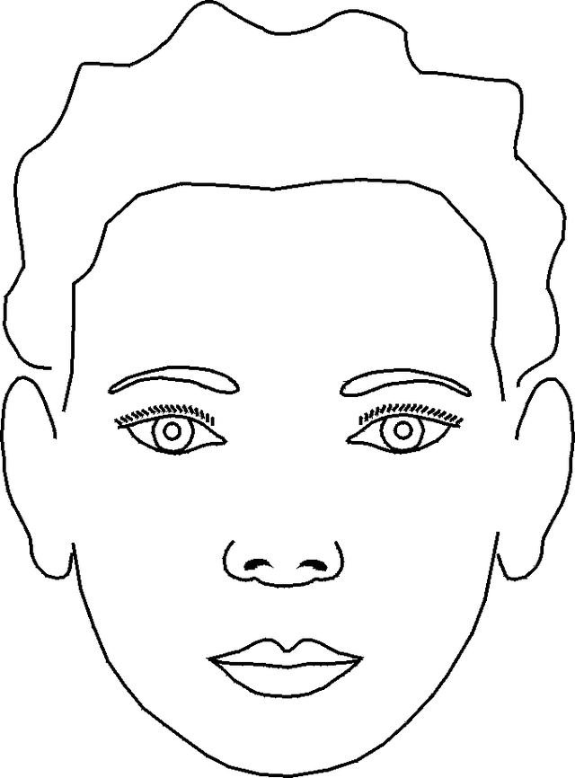 Blank Face Drawing at GetDrawings | Free download