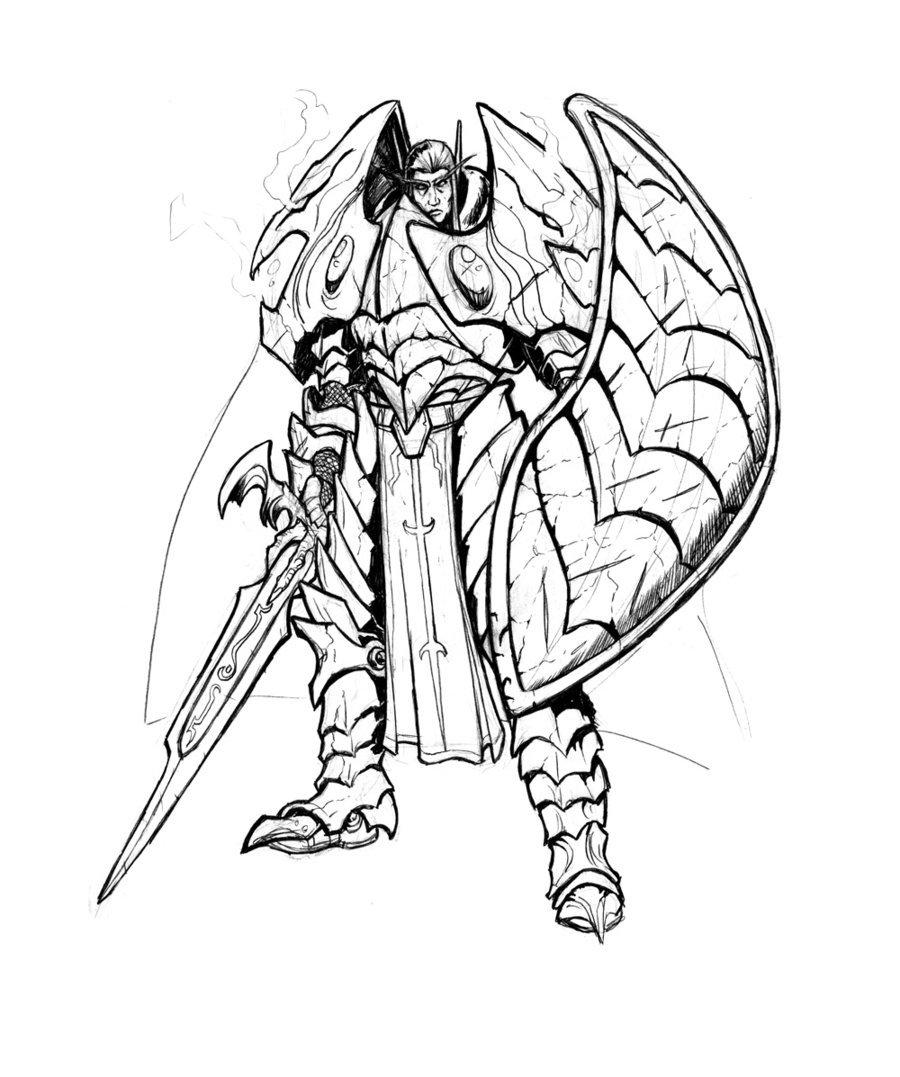 The best free Paladin drawing images. Download from 23 free drawings of