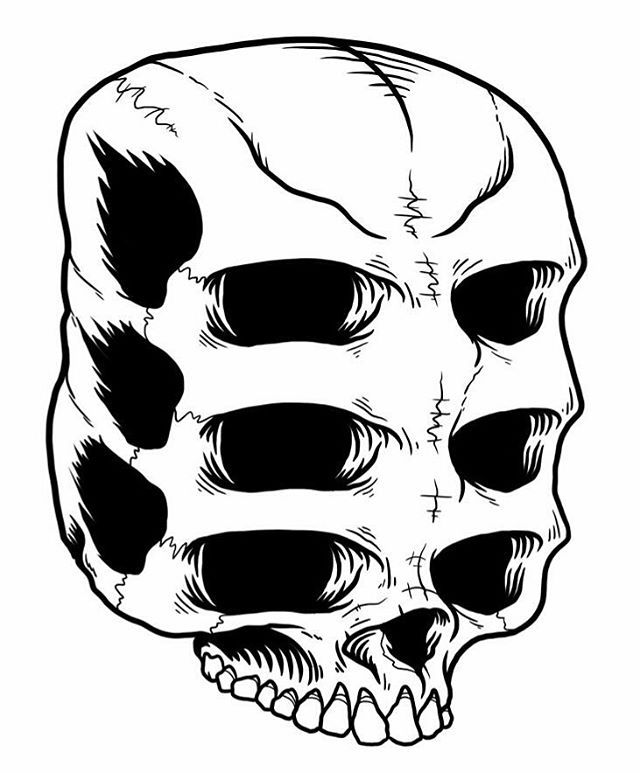 Bloody Skull Drawing at GetDrawings Free download