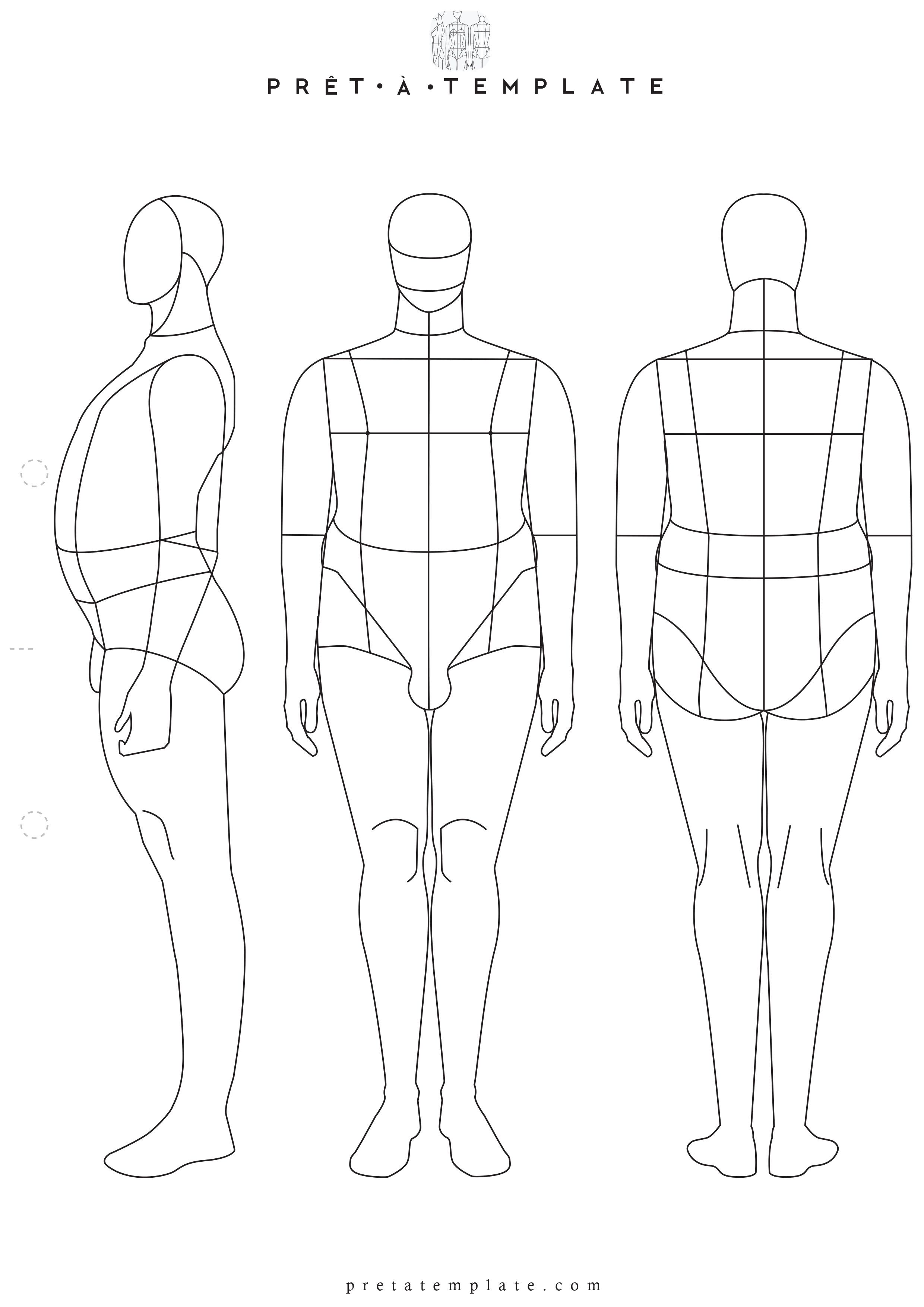 Body Templates For Drawing At GetDrawings Free Download
