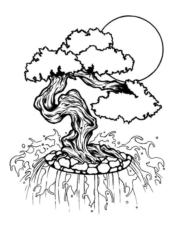 Bonsai Drawing at GetDrawings | Free download