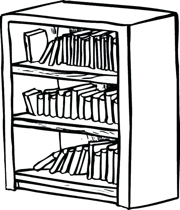 Book Shelf Drawing At Getdrawings Free Download
