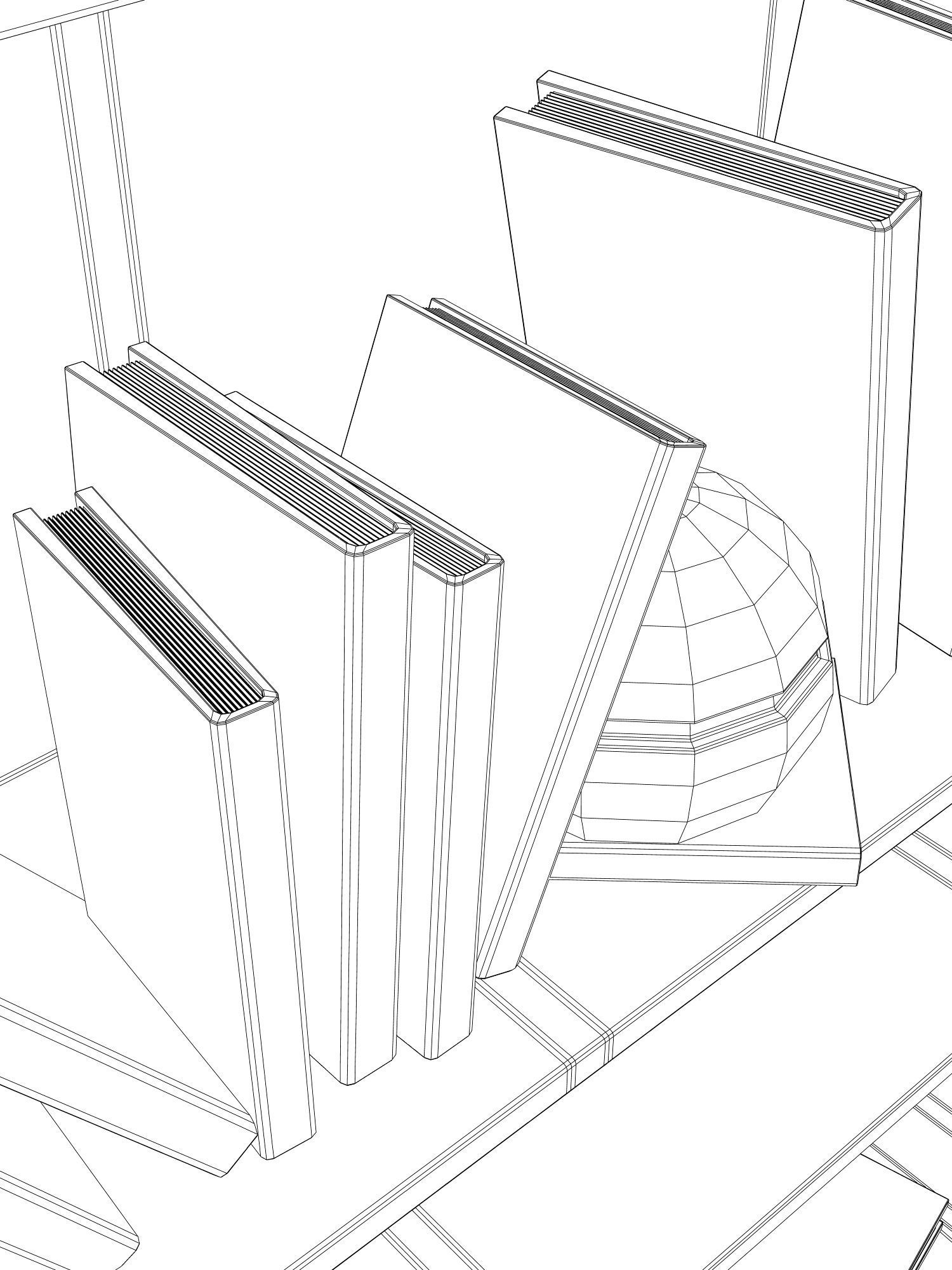 Bookcase Drawing at GetDrawings Free download