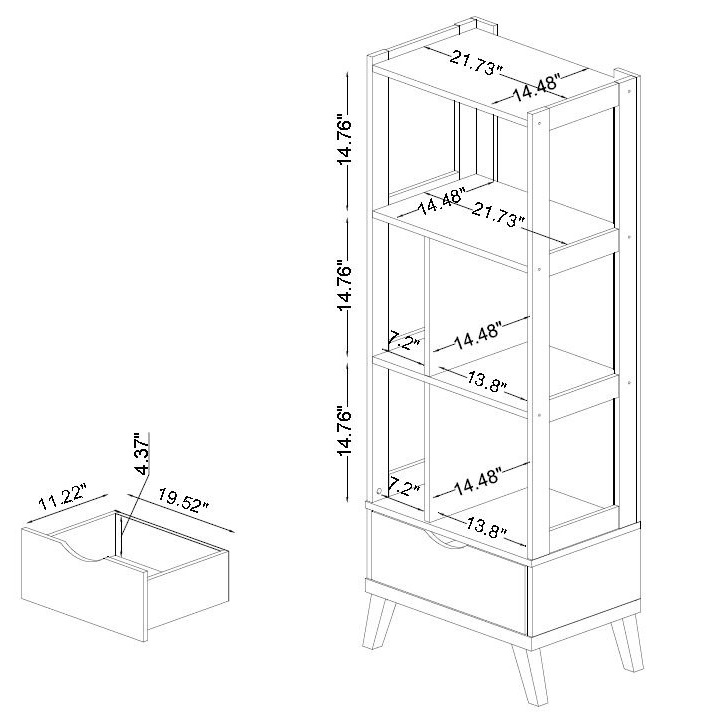 Bookshelves Drawing At Getdrawings Free Download